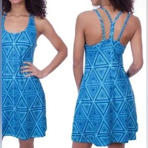 Patagonia Latticeback Dress Little Bermuda Big Sur Blue XL